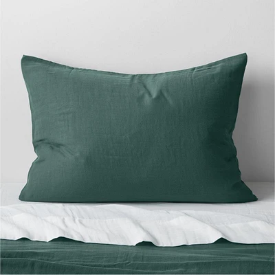 Supersoft Kids Cool Pine Organic Cotton Gauze Pillow Sham
