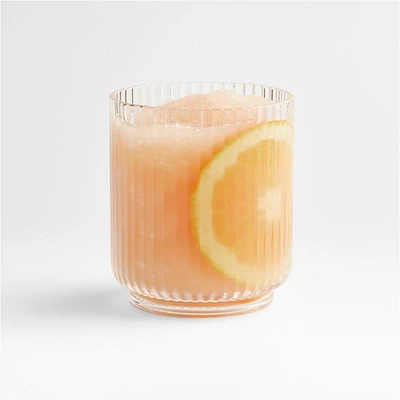 Fluted 15-Oz. Acrylic Double Old-Fashioned Glass