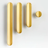 Fold Brass 3" Bar Pull