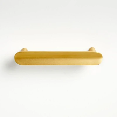 Fold Brass 4" Bar Pull