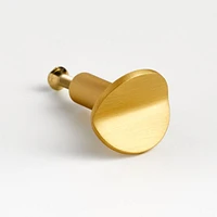 Fold Brass 4" Bar Pull