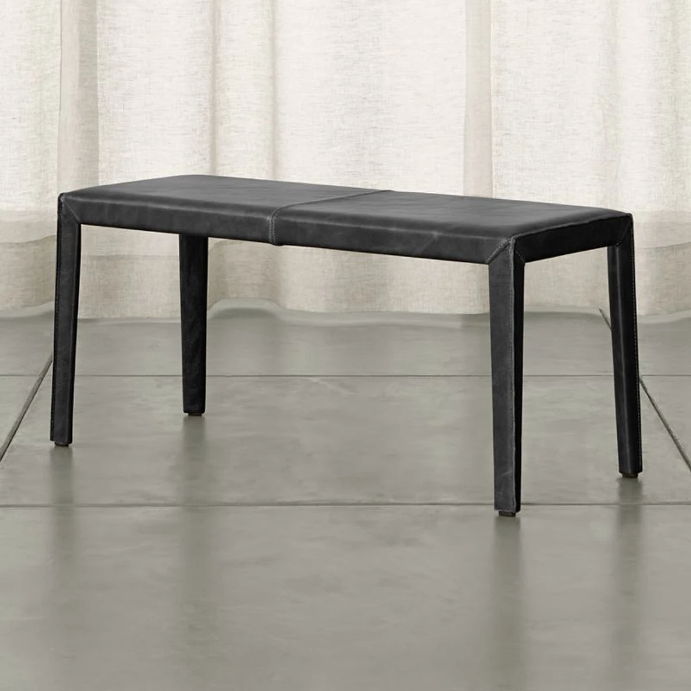Folio Viola Top-Grain Leather 40" Bench
