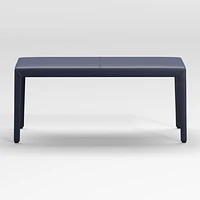 Folio Deep Blue Top-Grain Leather 40" Bench