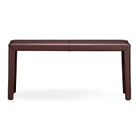 Folio Merlot Top-Grain Leather 40" Bench
