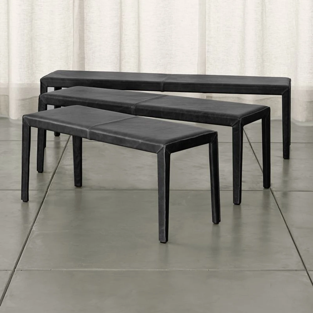Folio Viola Top-Grain Leather 40" Bench