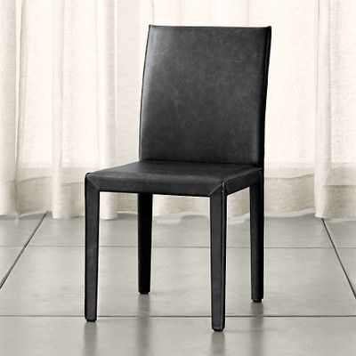 Folio Viola Top-Grain Leather Dining Chair