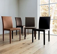Folio Viola Top-Grain Leather Dining Chair