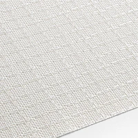 Chilewich ® Rectangular Folly White Neutral Easy-Clean Vinyl Placemat