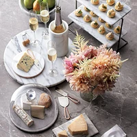 French Kitchen Marble 2-Tier Server