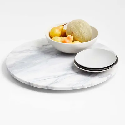 French Kitchen 24" Marble Lazy Susan