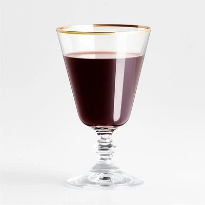 Gold Rim French 10-Oz. Wine Glass