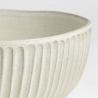 Carmel Ceramic Extra Large Serving Bowl with Ridge by Gaby Dalkin