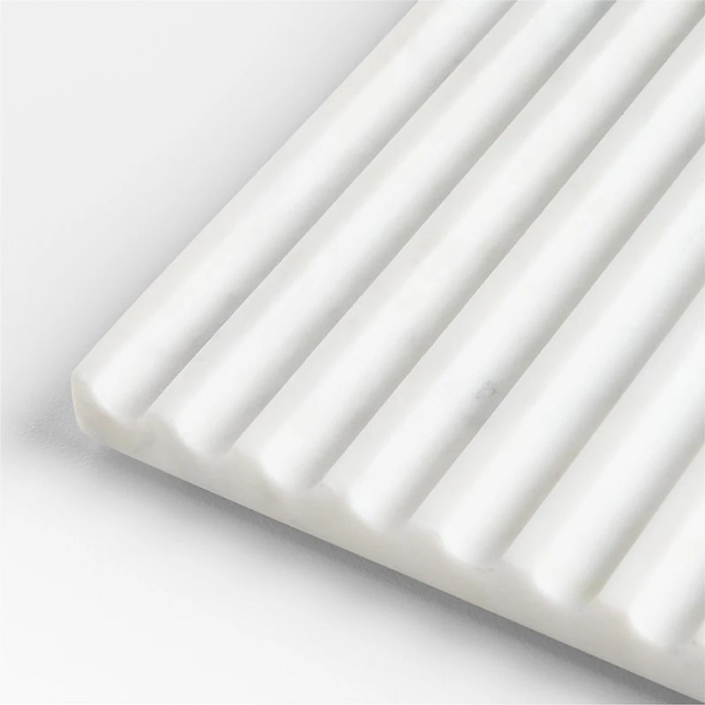 Alabaster Fluted Marble Trivet by Gaby Dalkin