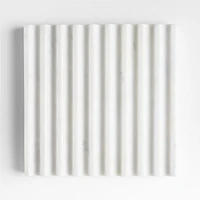 Alabaster Fluted Marble Trivet by Gaby Dalkin