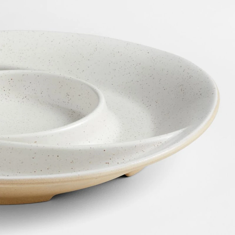Poppy Recycled Clay Round Ceramic Serving Dish by Gaby Dalkin