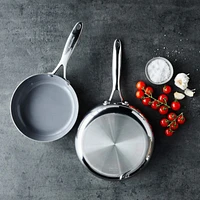GreenPan ™ Valencia Pro Stainless Steel  8" and 10" Fry Pan Set