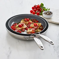 GreenPan ™ Valencia Pro Stainless Steel  8" and 10" Fry Pan Set
