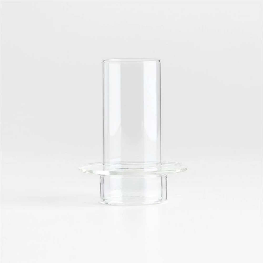 Gara Clear Glass Hurricane Candle Holder 5"