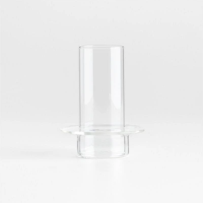 Gara Clear Glass Hurricane Candle Holder 5"