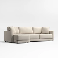 Gather Deep 2-Piece Left-Arm Chaise Sectional Sofa