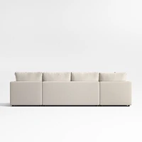 Gather Deep 3-Piece Double-Chaise Sectional Sofa