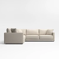 Gather Deep 3-Piece L-Shaped Sectional Sofa