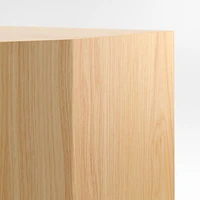 Gather Natural Oak Wood Charging Nightstand