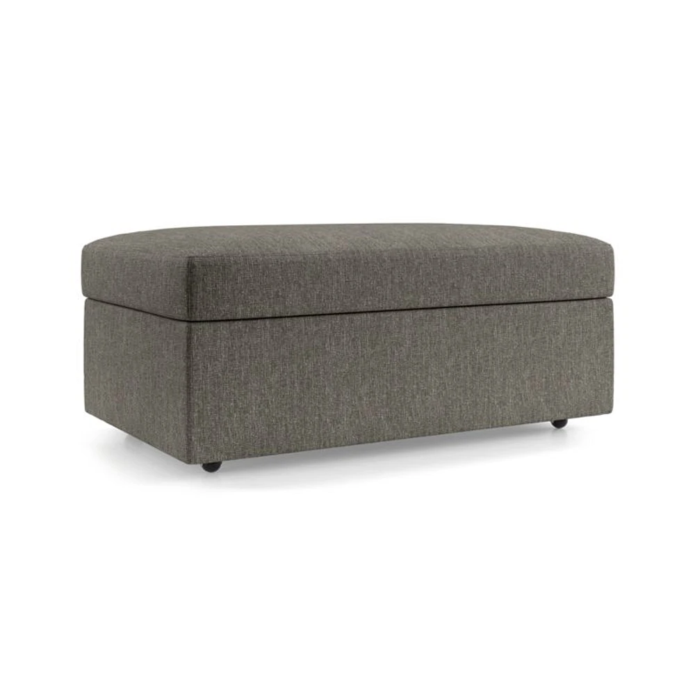 Gather Deep Storage Ottoman with Tray
