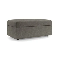 Gather Deep Storage Ottoman with Tray
