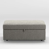 Gather Deep Storage Ottoman with Tray