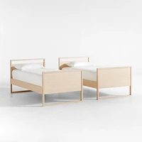 Gemini Wood Kids Twin Over Twin Convertible Bunk Bed