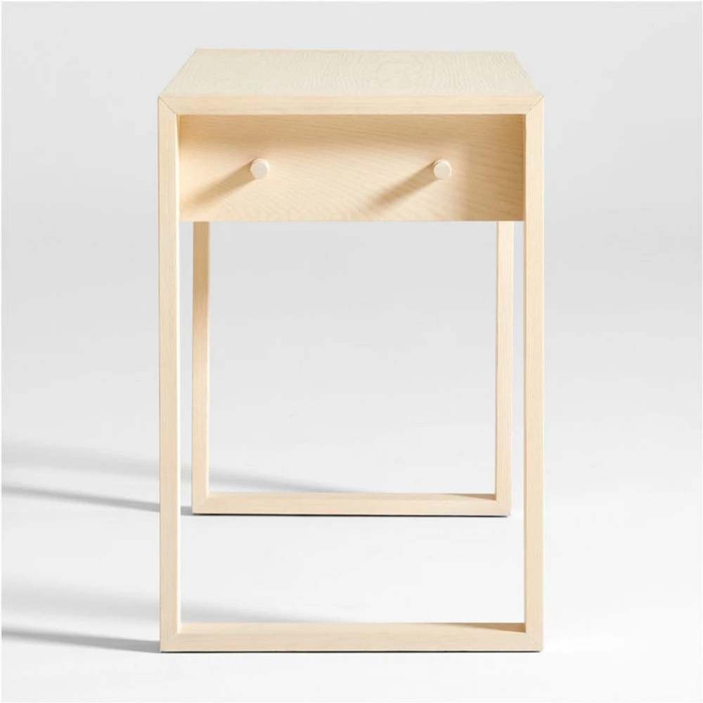 Gemini Kids Light Ash Wood Desk