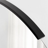 Gerald Large Round Black Wall Mirror