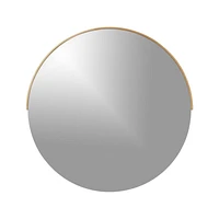 Gerald Large Round Gold Wall Mirror