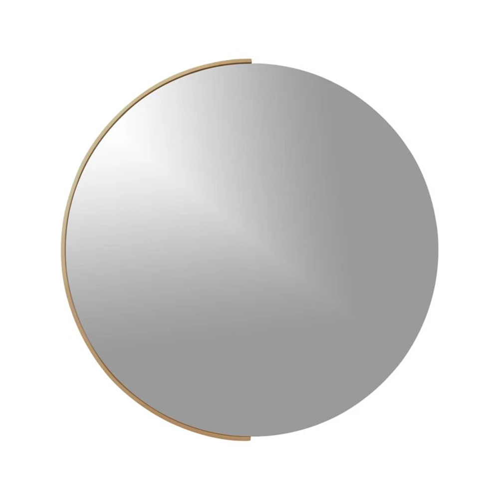 Gerald Large Round Gold Wall Mirror
