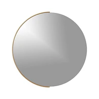 Gerald Large Round Gold Wall Mirror