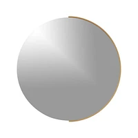 Gerald Large Round Gold Wall Mirror