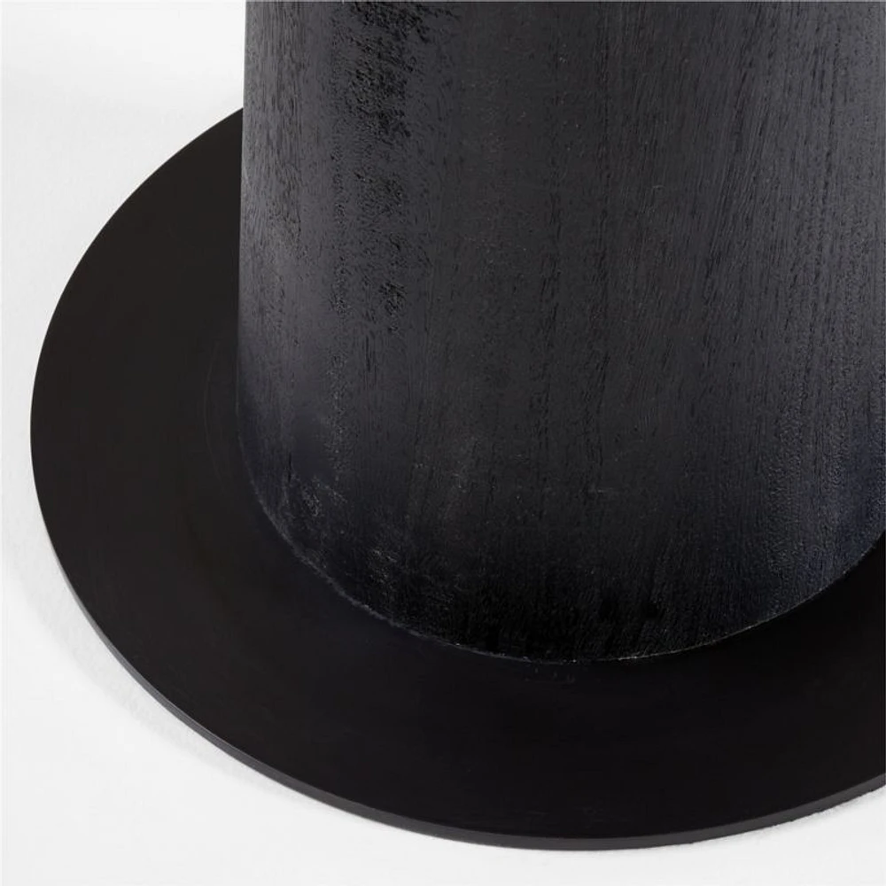 Gibson Black Hanging Arc Floor Lamp with Shade 81