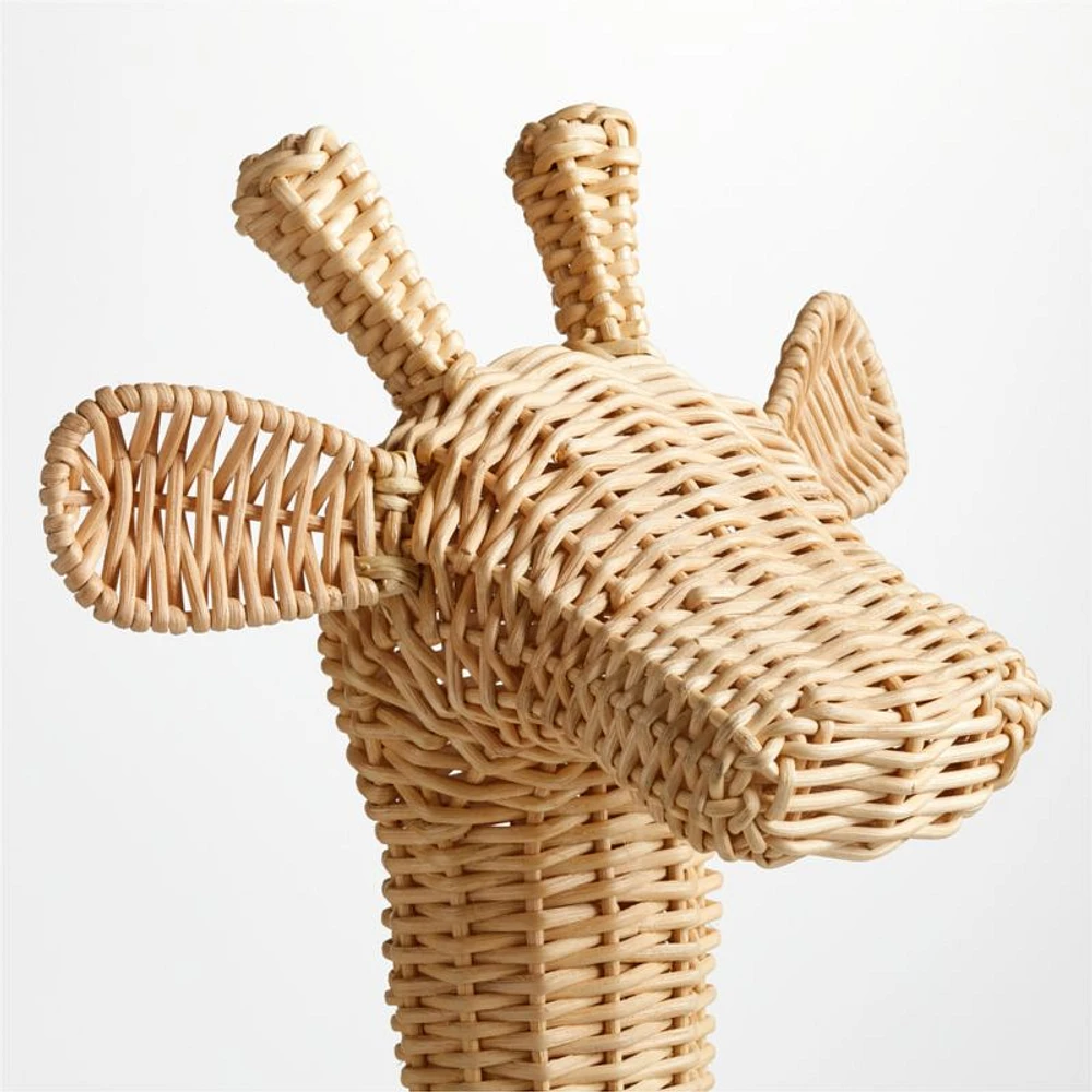 Giraffe Rattan Floor Storage Basket