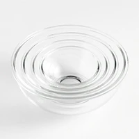 Nesting Glass Mixing Bowls, Set of 4