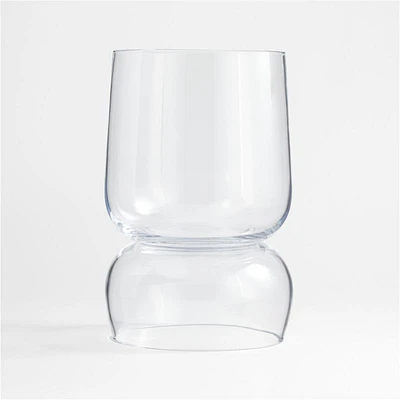 Glencoe Reversible Glass Hurricane Candle Holder 13"