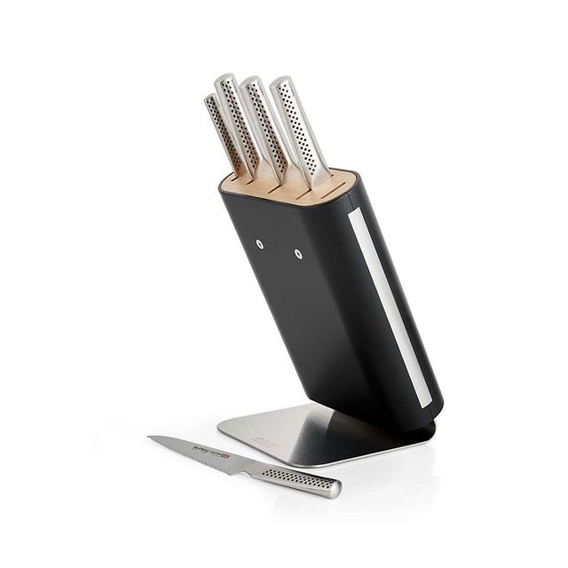 Global Ukon 6-Piece Block Knife Set