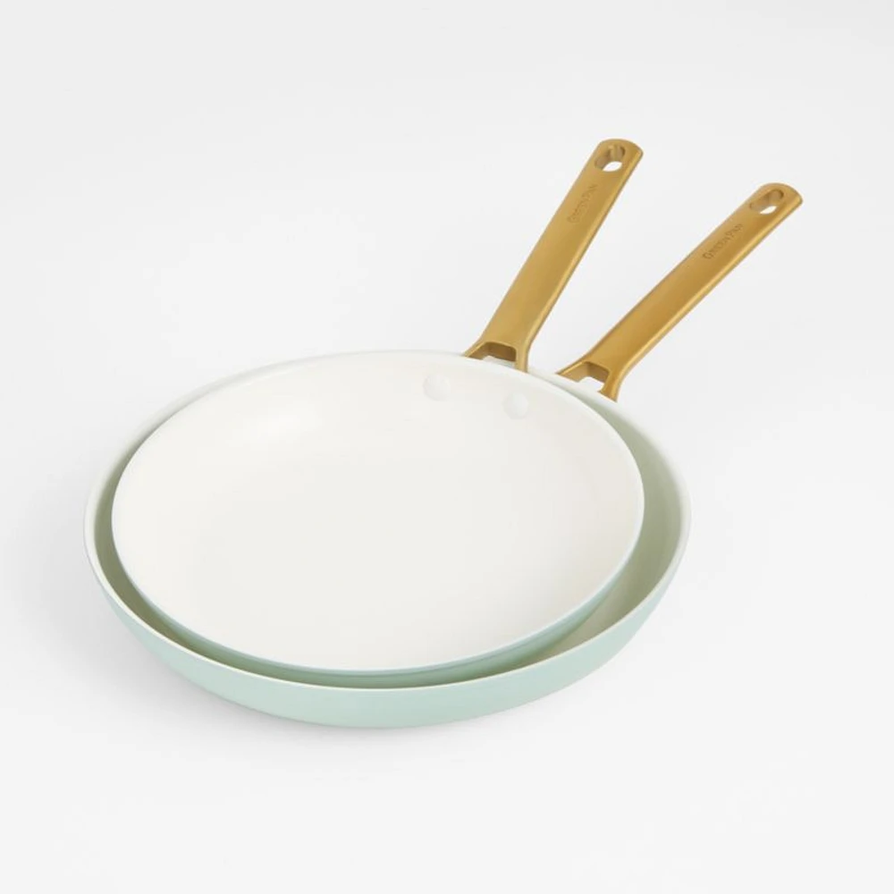 GreenPan ™ Reserve Julep 2-Piece 10" and 12" Ceramic Non-Stick Fry Pan Set
