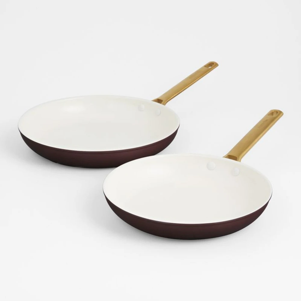 GreenPan ™ Reserve Merlot 2-Piece 10" and 12" Ceramic Non-Stick Fry Pan Set