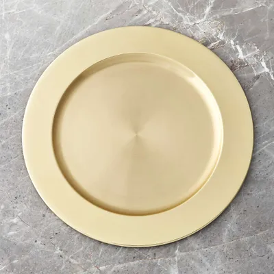 Gold-Plated Charger Plate