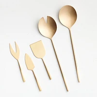 Gold Cheese Knives, Set of 3