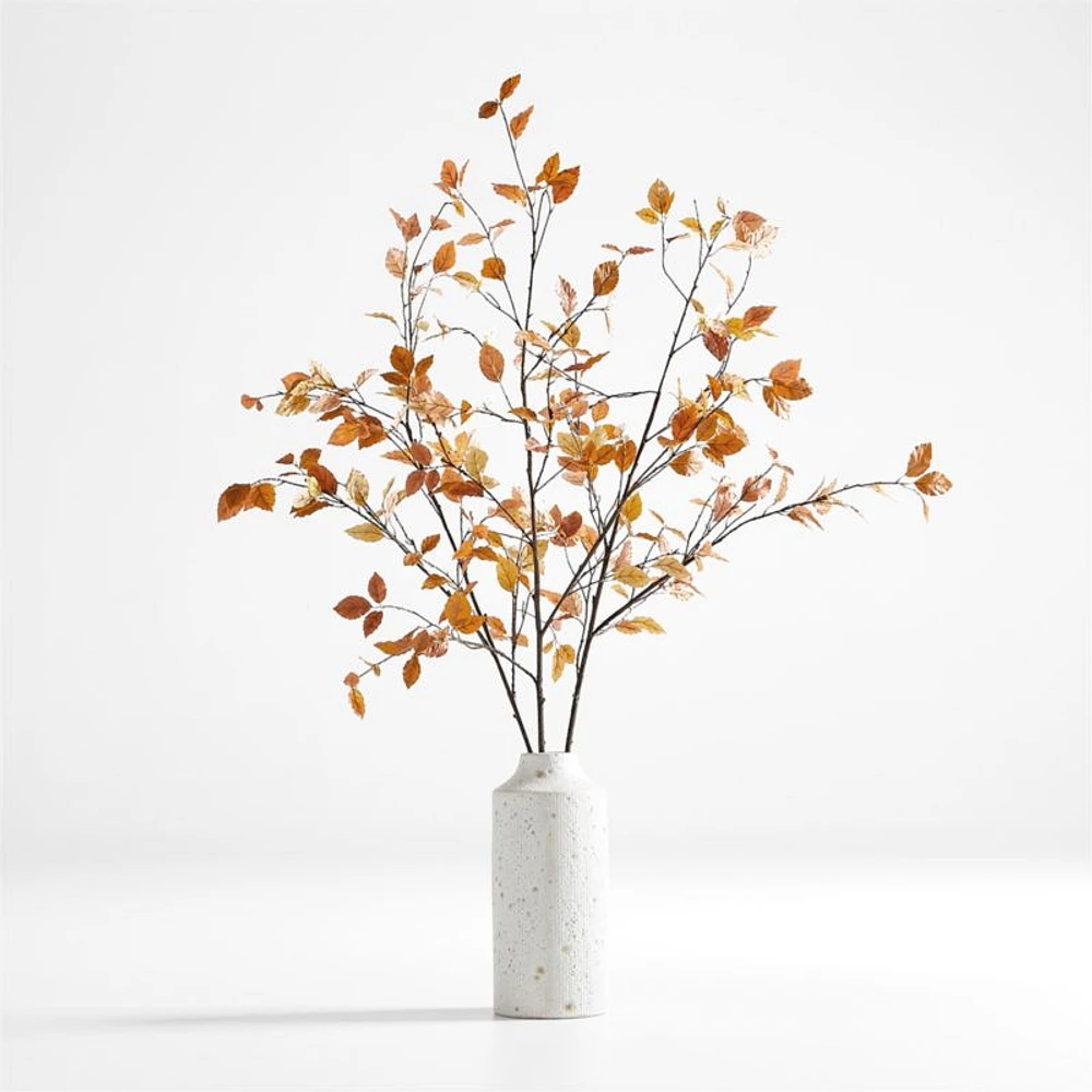 Ema Extra-Large White Ceramic Floor Vase 24"