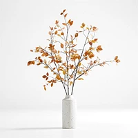 Ema Extra-Large White Ceramic Floor Vase 24"