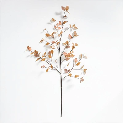 Faux Golden Yellow Leaf Branch 66"