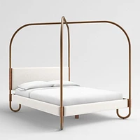 Gracia Queen Upholstered Canopy Bed